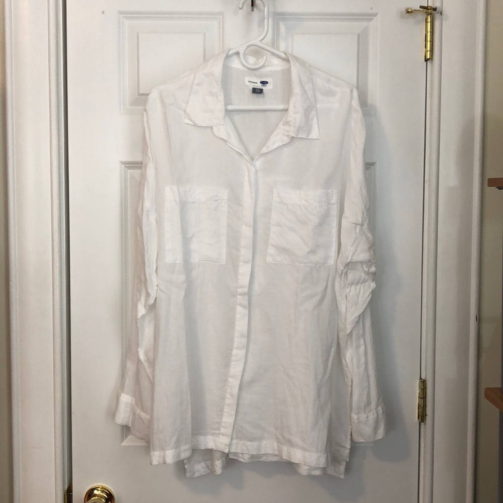 Long sleeved shirt/Beach coverup